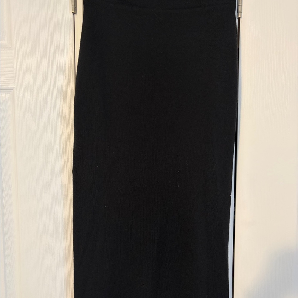Country Casuals Black Women's Wool Blend Maxi Skirt Size Medium